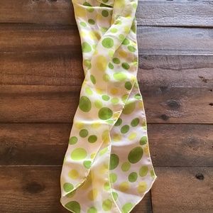 Spring, short acrylic neck scarf
